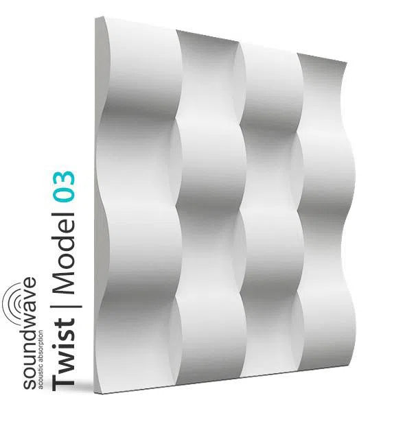 3D Wall Panel - TWIST - DecorMania.eu