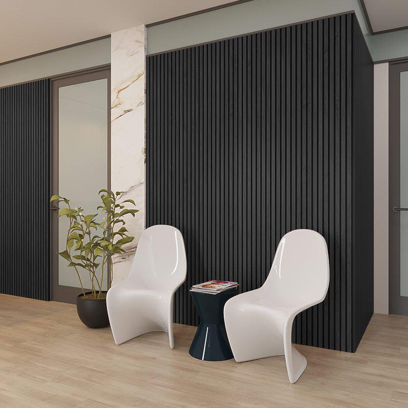 Charcoal Acoustic SlatsWall Panel 280 x 60 - DecorMania.eu