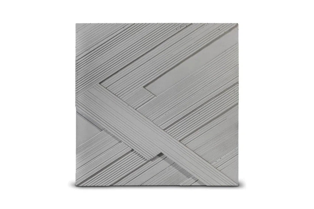 Concrete 3D Tile LUX - Box of 4 - DecorMania.eu