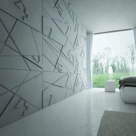 Concrete 3D Wall Panel GRAPHICS-3D Concrete Panels-DecorMania.eu