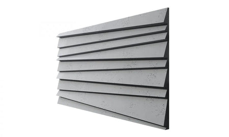 Concrete 3D Wall Panel SHUTTERS - DecorMania.eu