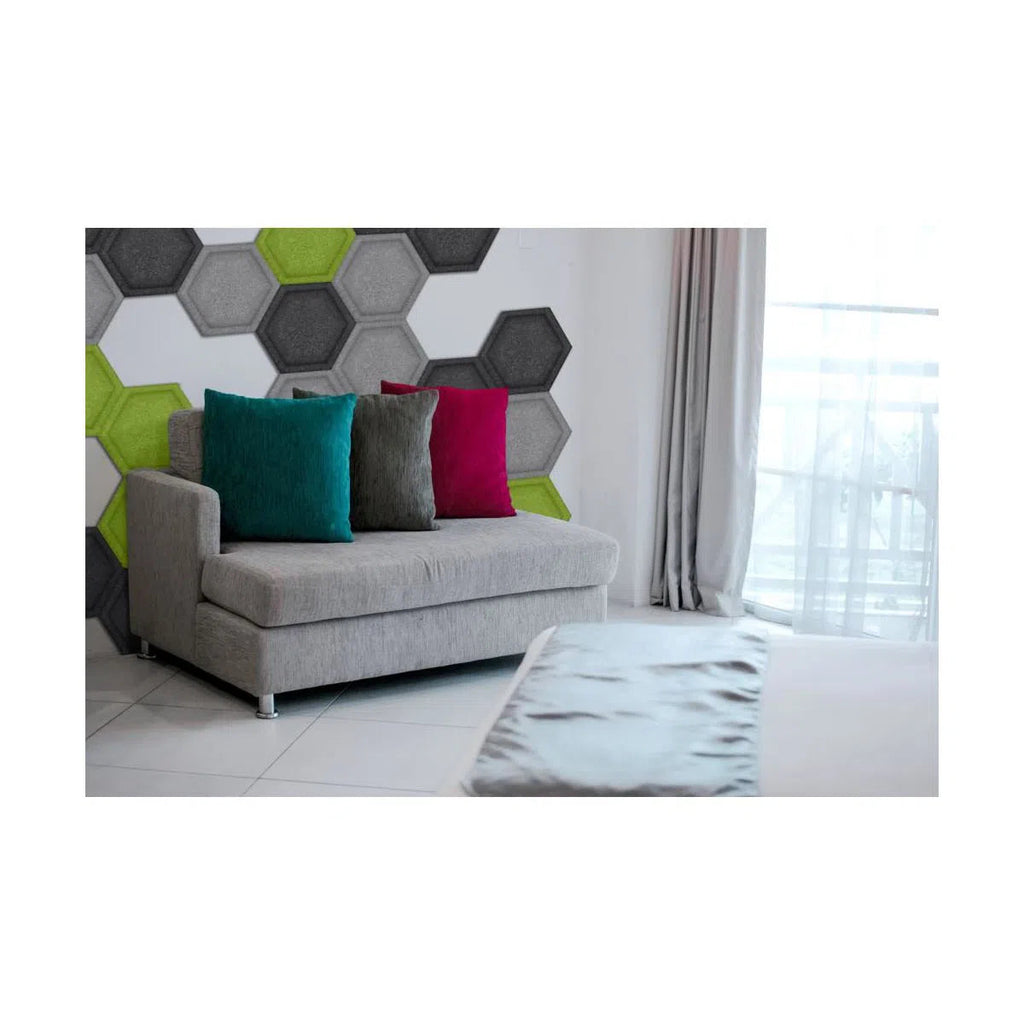 HEXA BOLD Felt Panel - OLIVE - DecorMania.eu