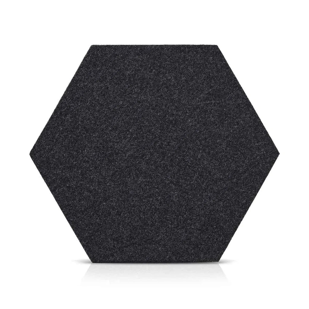 HEXA Felt 2D Panel - BLACK - DecorMania.eu