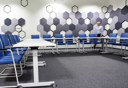 3D Wall Panels - HEXA L Soft Acoustic Wall Panel