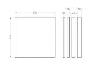 PIXEL L Soft Acoustic Wall Panel - DecorMania.eu