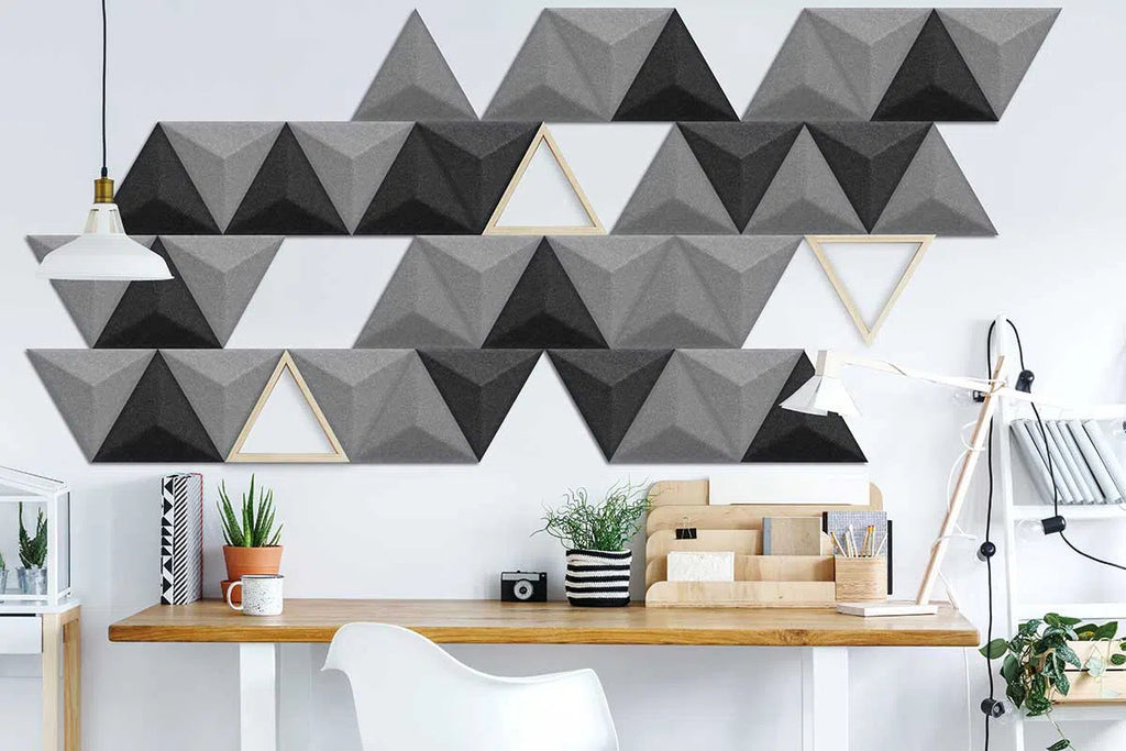 PYRAMID Felt Panel - GREY - DecorMania.eu