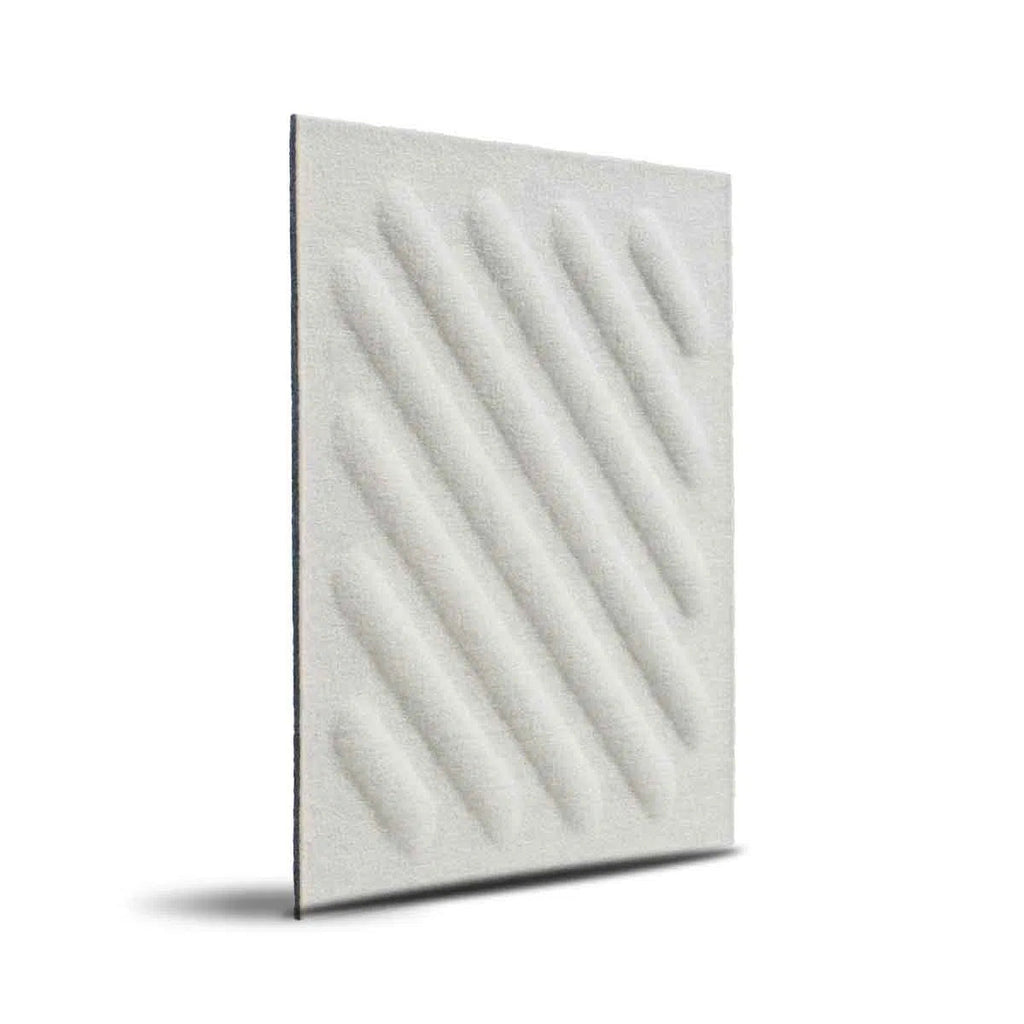 SQUARE RIFT 2 Felt Panel - CREAM - DecorMania.eu