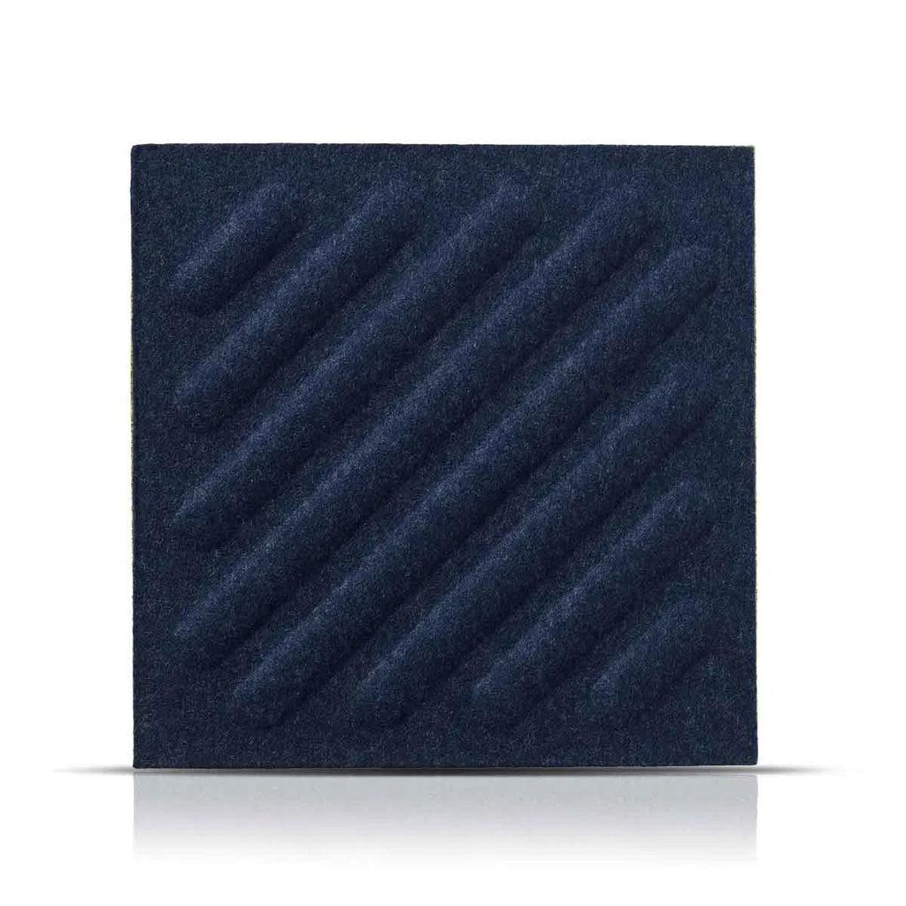 SQUARE RIFT 2 Felt Panel - NAVY - DecorMania.eu