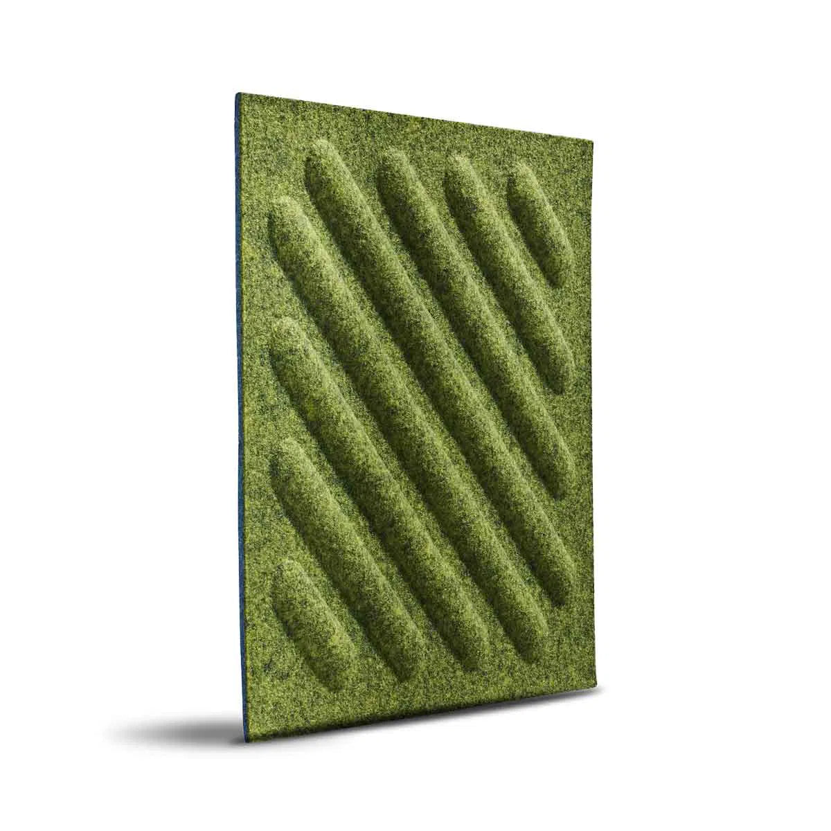 SQUARE RIFT 2 Felt Panel - OLIVE - DecorMania.eu