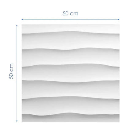 WAVES 3D Wall Panel EPS - 3D Polystyrene Wall Panels | DecorMania